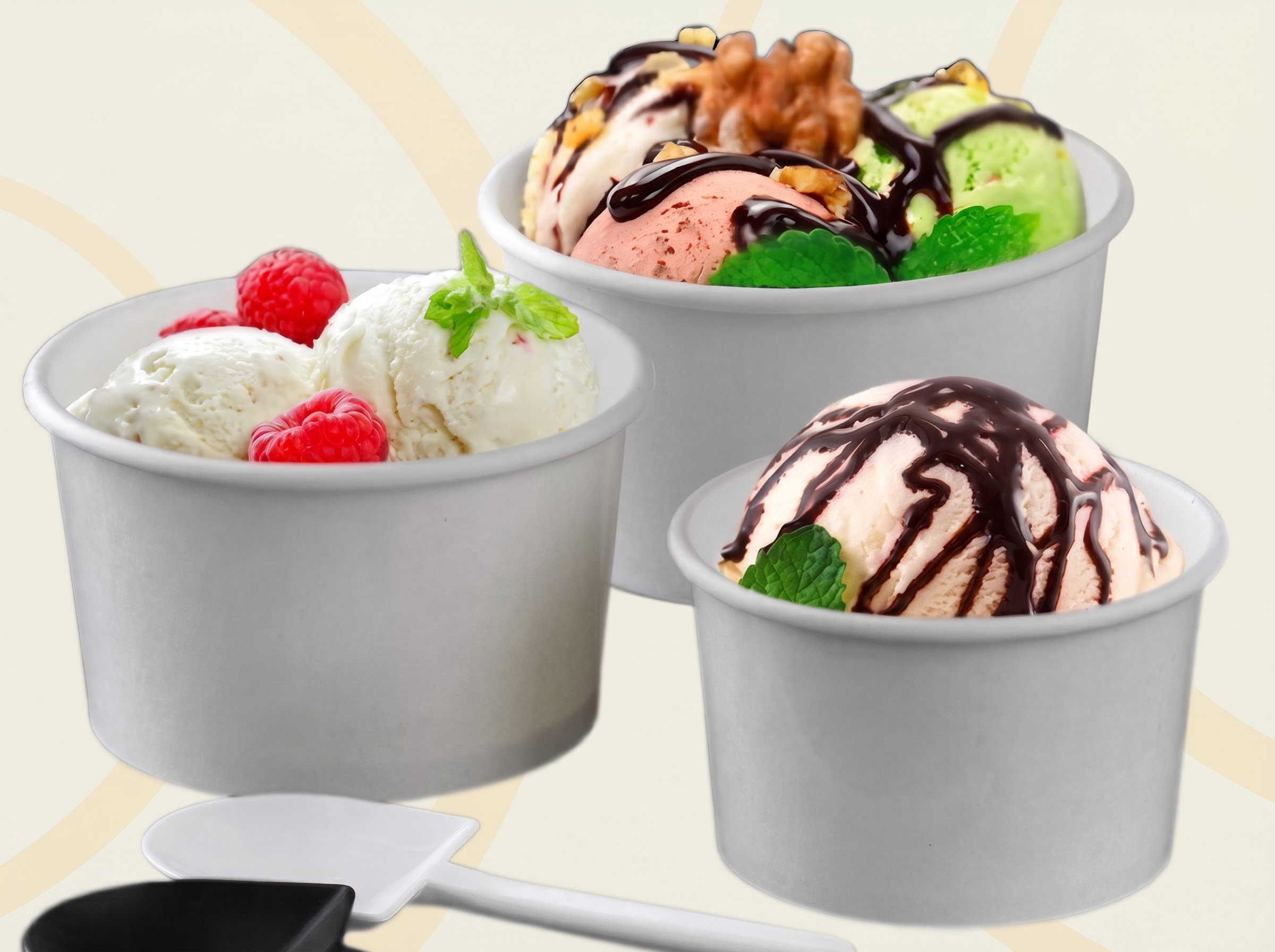 Helados con Toppings Deli Snacks